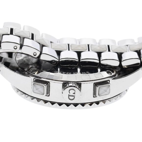 Dior crystal CD114311 diamond bezel chronograph Quartz Men's Watch - Picture 11 of 11